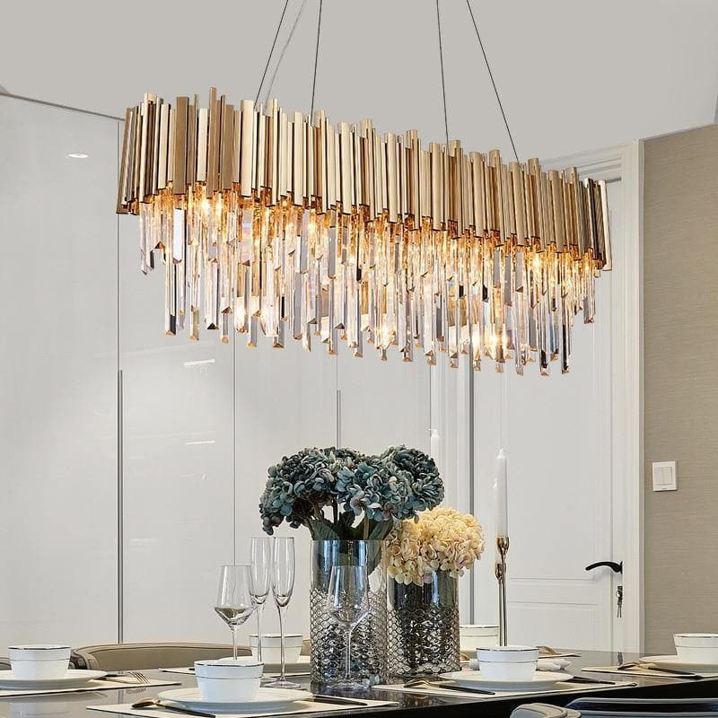 Natasha Modern Classic Crystal Chandelier For Dining Room