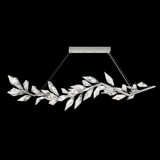 Modern luxury forests 72" Linear  Crystal chandelier