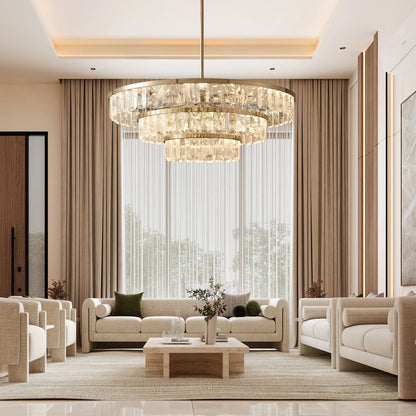 Fenis Linear Crystal Chandelier