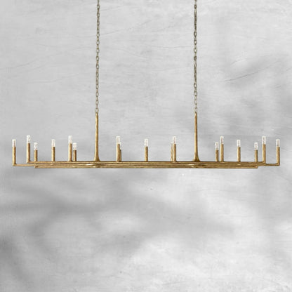Thalen Forged Linear Chandelier 54" 72" 96"