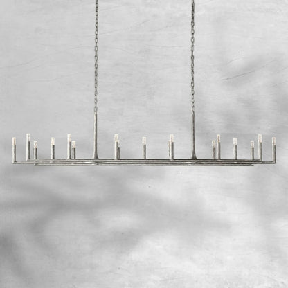 Thalen Forged Linear Chandelier 54" 72" 96"