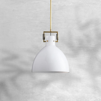 Modulus Milk Glass Cloche Pendant 10"14"18"