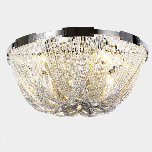 Denise Glenn Aluminum Chain Tassel Ceiling Light