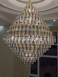 Extra Large Foyer Decorative Crystal Lighting Fixture Living Room Crystal Chandelier For Entryway Staircase