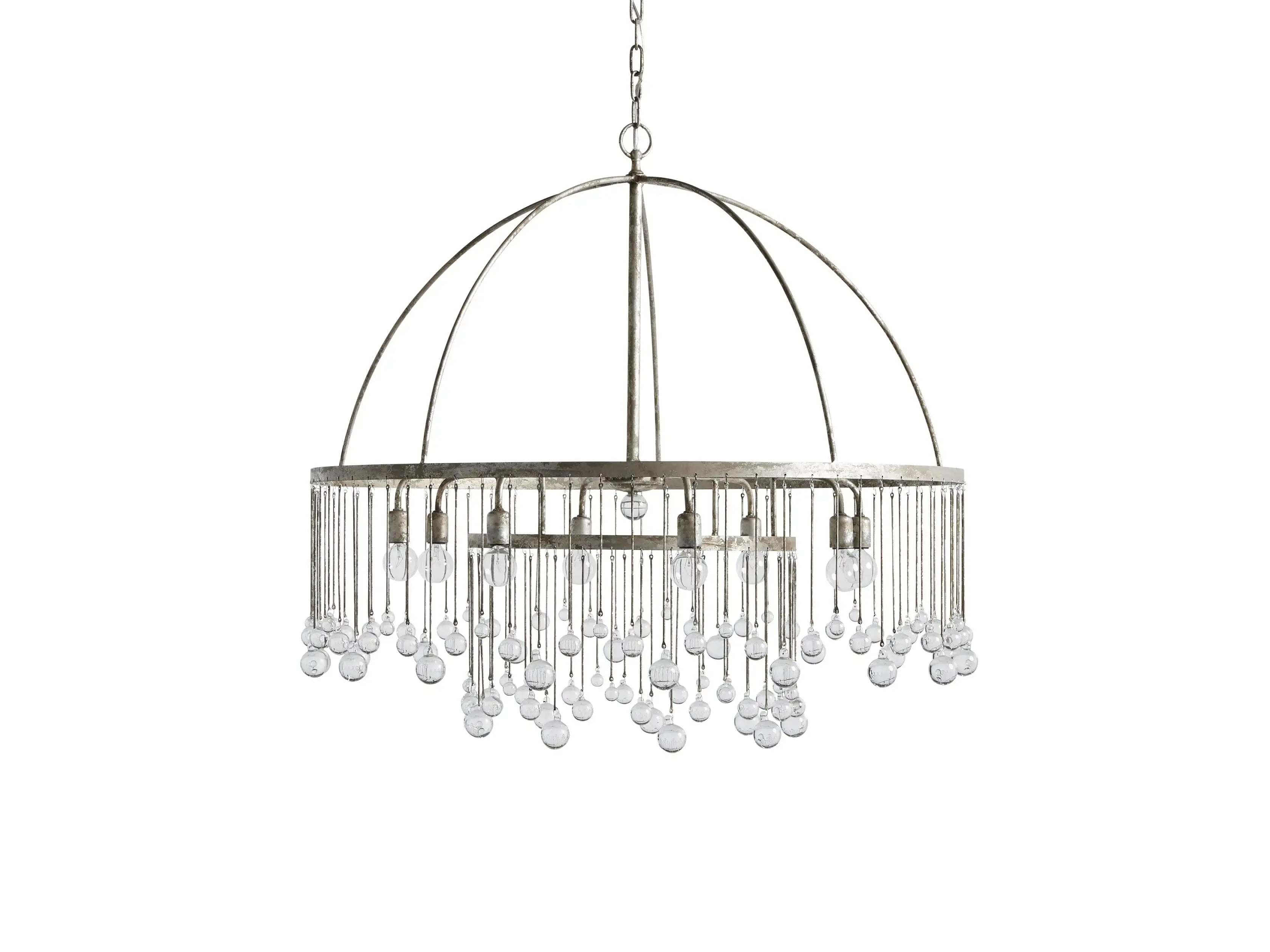 Aubrey Crystal Ball Round Chandelier 5 Light / 8 Light