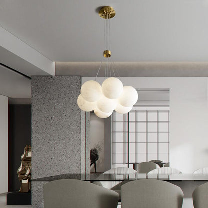 Aspen 19 Chandelier Alabaster - Merlin Lamps