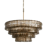 Amor 4-Tier Glass Round Chandelier 36" - jchandelier