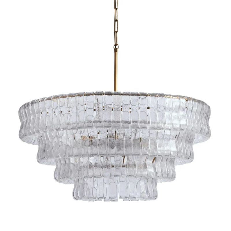 Amor 4-Tier Glass Round Chandelier 36" - jchandelier