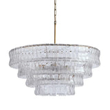 Amor 4-Tier Glass Round Chandelier 36" - jchandelier