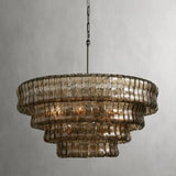 Amor 4-Tier Glass Round Chandelier 36" - jchandelier