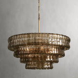 Amor 4-Tier Glass Round Chandelier 36" - jchandelier