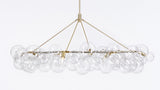 Oliver Bubble Glass Round Chandelier Wreath 48'' 60'' 76''