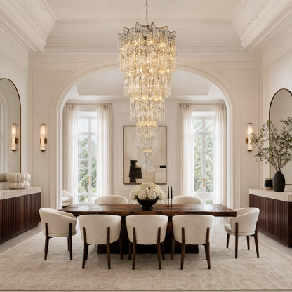 Aria Crystal Halo Chandelier