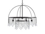 Aubrey Crystal Ball Round Chandelier 5 Light / 8 Light