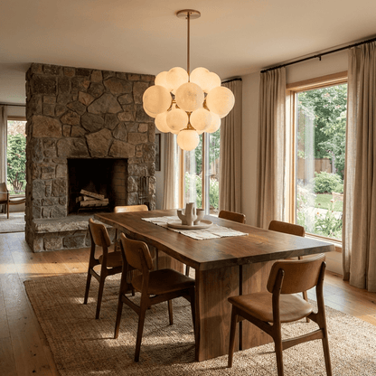 Aurelia Alabaster Cluster Chandelier