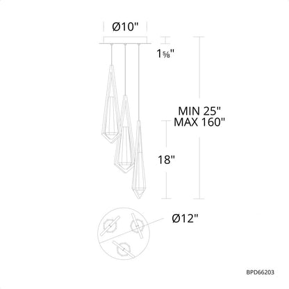 Devotee Pendant 3 Light