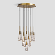 Soltaire Round Chandelier 17'' 24'' 36'' 40'' 58''D