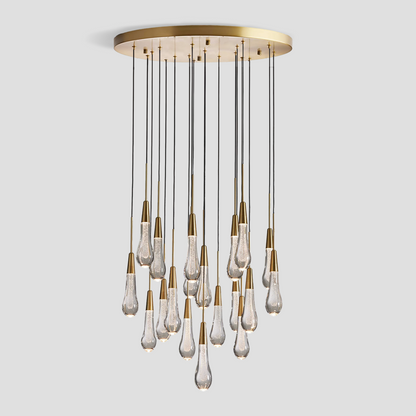 Soltaire Round Chandelier 17'' 24'' 36'' 40'' 58''D