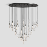 Soltaire Round Chandelier 17'' 24'' 36'' 40'' 58''D