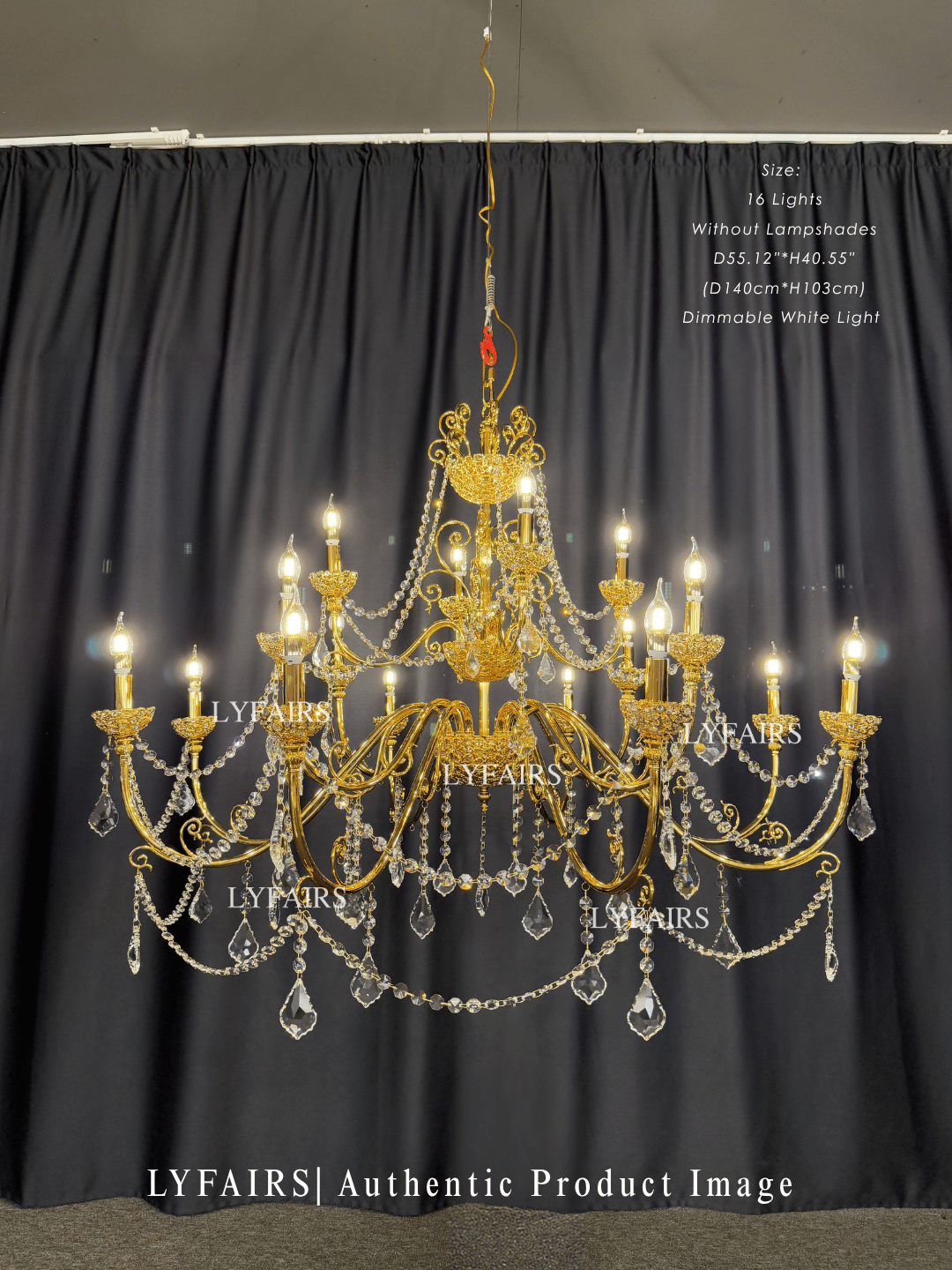 Baroque Revival Crystal Chandelier with Jewelry-Level Craft and Crystals