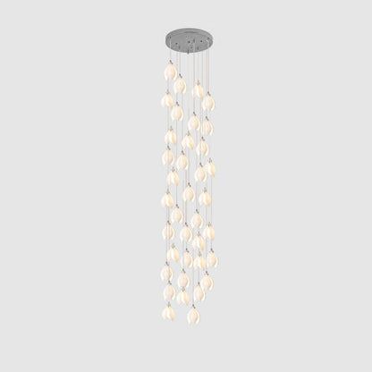 Galaxy Celeste Flora Crystal Spiral Chandelier