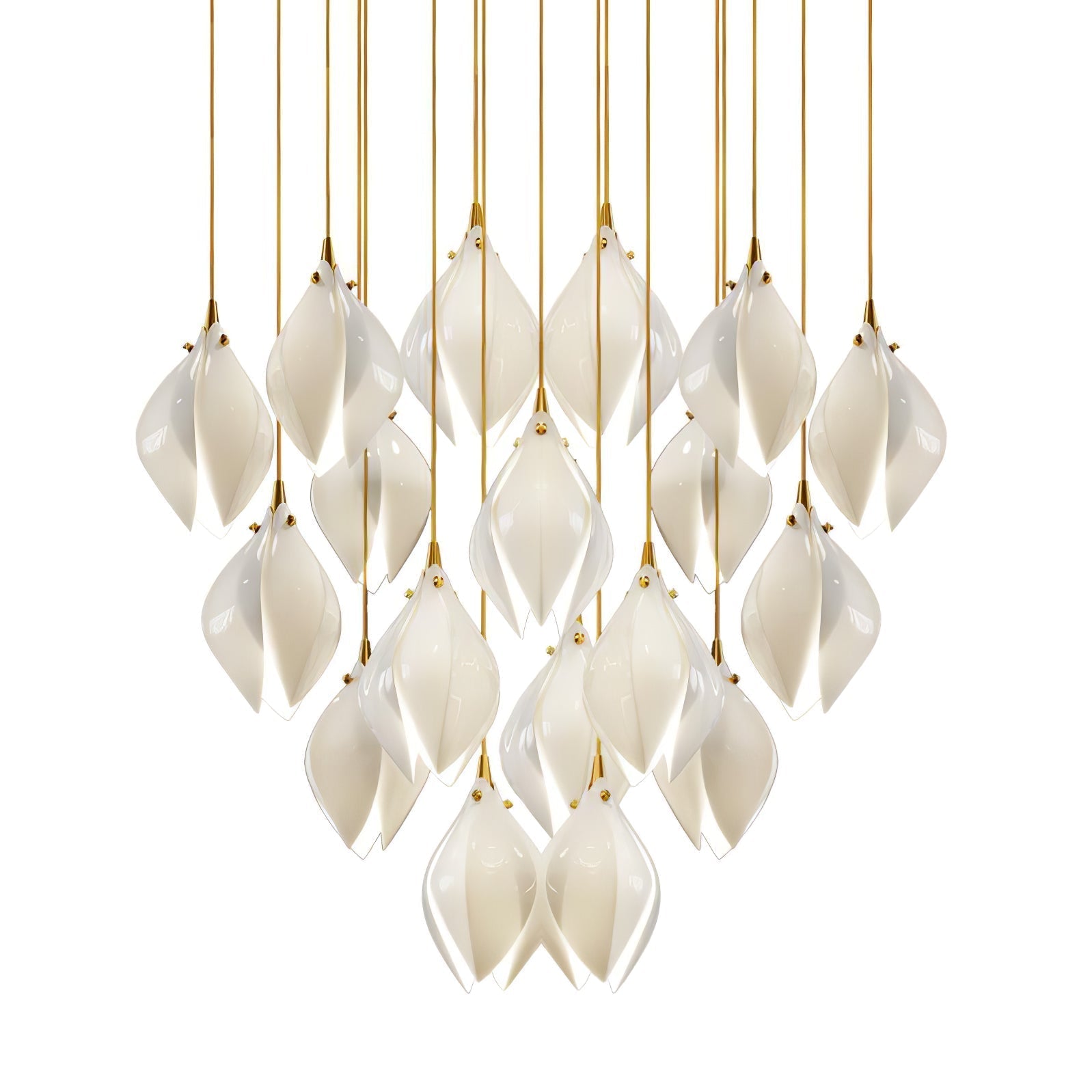 Galaxy Celeste Flora Crystal Spiral Chandelier