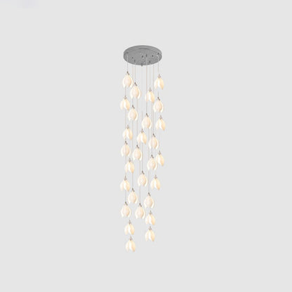 Galaxy Celeste Flora Crystal Spiral Chandelier