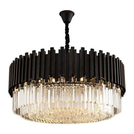 Denise Bobon Alfonso Crystal Round Chandelier