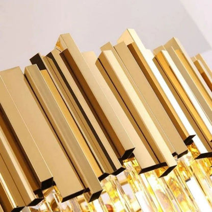 Glacia Flush Mount Chandelier for bedroom/living room