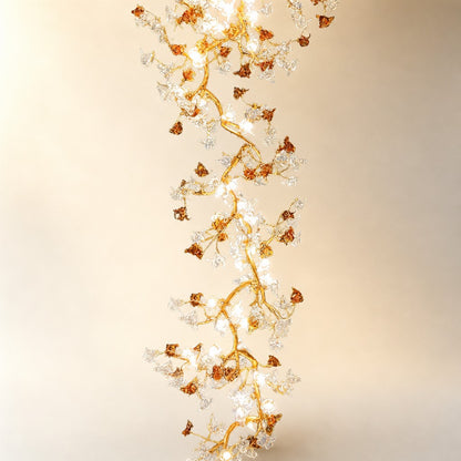 Brass Maple Branch Chandelier