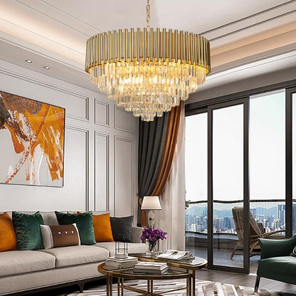 Callistenes Clear Crystal Chandelier