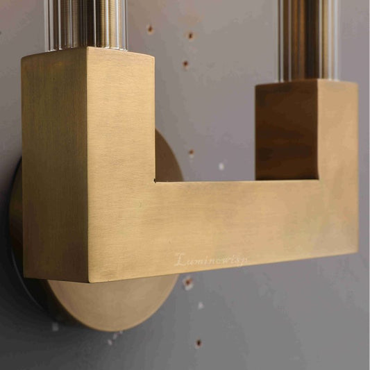 Elegance- Modern Gorgeous Flow Stripe Glass Industrial Wall Sconce