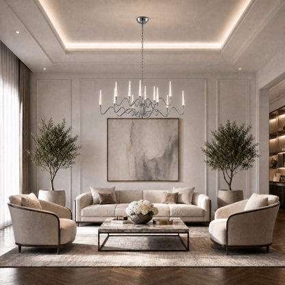 Orien Modern Oval Chandelier 47.2"L