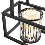 Carducci Modern Chandelier - Black