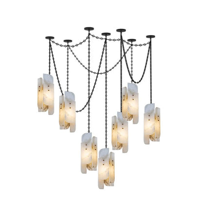 Cascading Chain Cluster Chandelier