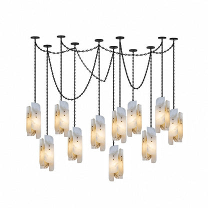 Cascading Chain Cluster Chandelier