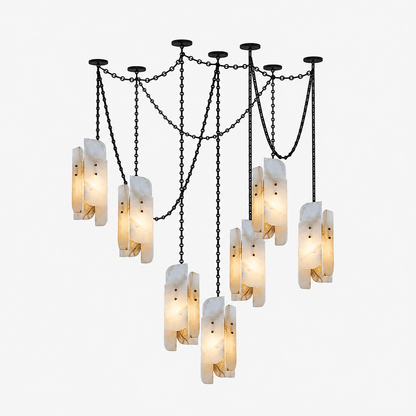 Cascading Chain Cluster Chandelier