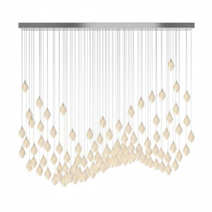 Galaxy Celeste Flora Crystal Spiral Chandelier