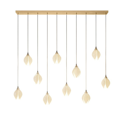Galaxy Celeste Flora Crystal Spiral Chandelier