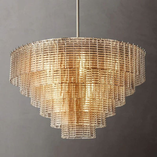 Cuailhfer Clear Round Chandelier 41"