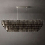 Cuailhfer Smoke Rectangle Chandelier 77"