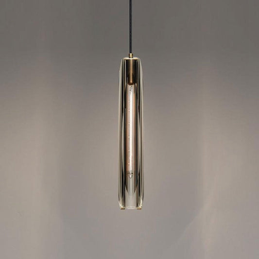 Denise Crystal Pendant Smoke Shad Pendant Light For Dinner Room