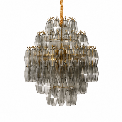Living/Dining Room Chandelier – Artisan Murano Style Virelle Cascade