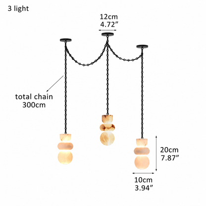 Living Room Chandelier – Sculptural Modern Aurelia
