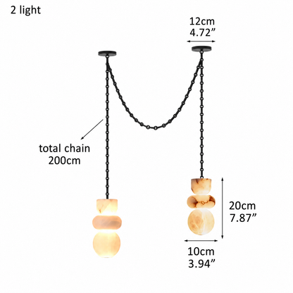Living Room Chandelier – Sculptural Modern Aurelia