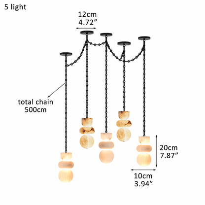 Living Room Chandelier – Sculptural Modern Aurelia