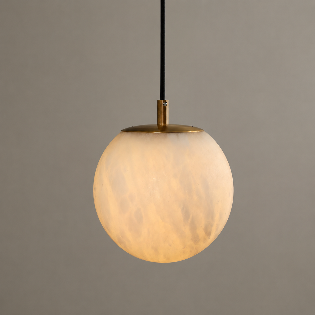 Bedroom Wall Pendant | Spanish Alabaster Mid-Century Modern | Orlena