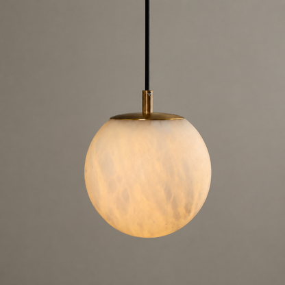 Bedroom Wall Pendant | Spanish Alabaster Mid-Century Modern | Orlena