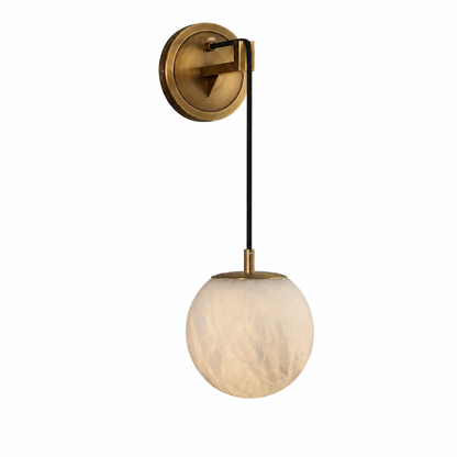 Bedroom Wall Pendant | Spanish Alabaster Mid-Century Modern | Orlena