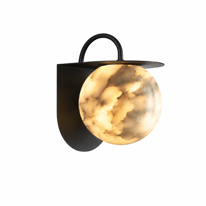Living Room Wall Sconce | Spanish Alabaster Contemporary | Novera